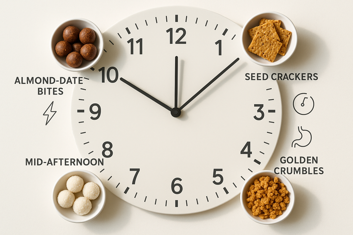Snack Timing & Metabolism: When to Eat to Maximize Energy Without Crashing