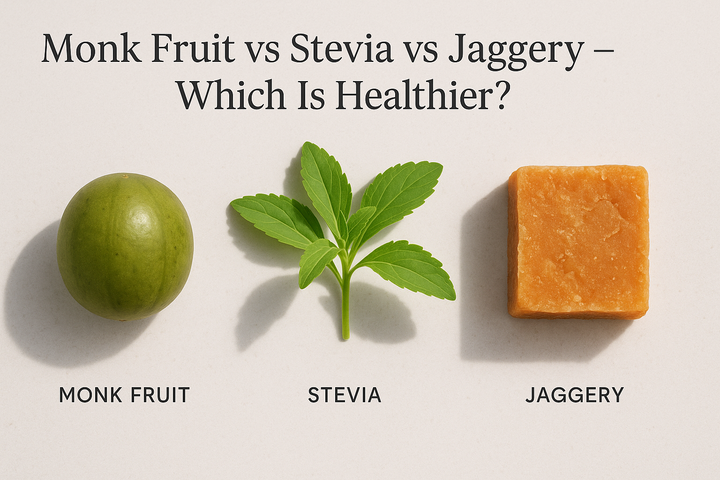Monk Fruit vs Stevia vs Jaggery: Which Sweetener Truly Wins?