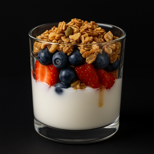 Nut-Free Yogurt Parfait Cups with Fresh Fruit & Granola